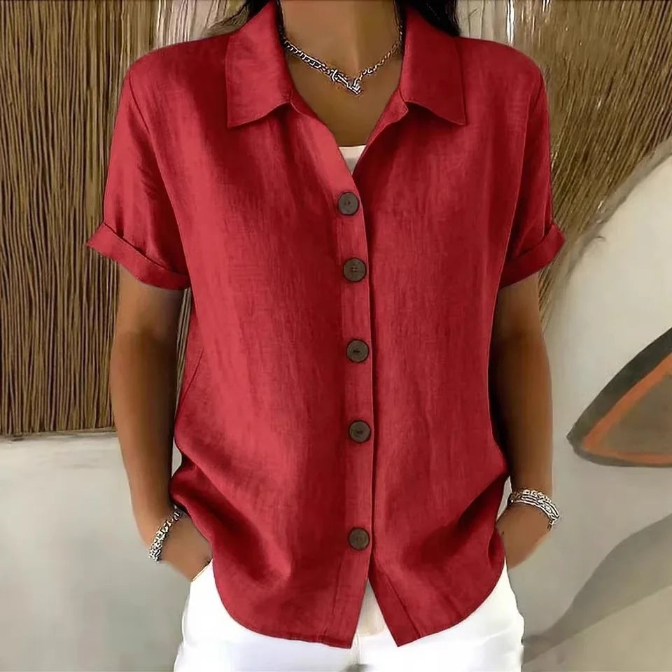 Linen — Camicia Sartoriale in Cotone e Lino