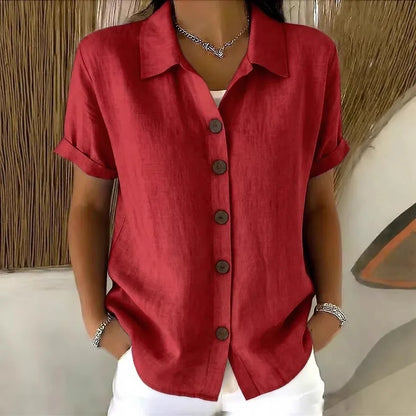 Linen — Camicia Sartoriale in Cotone e Lino