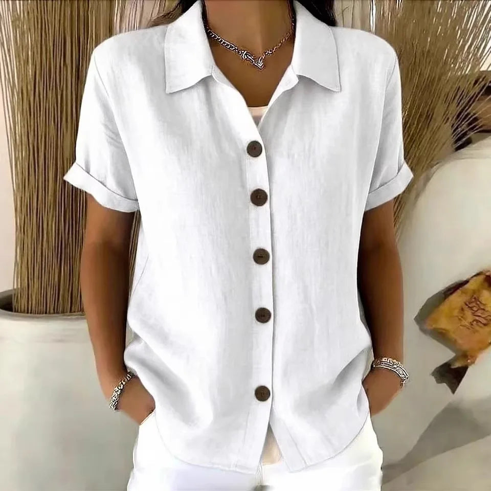 Linen — Camicia Sartoriale in Cotone e Lino