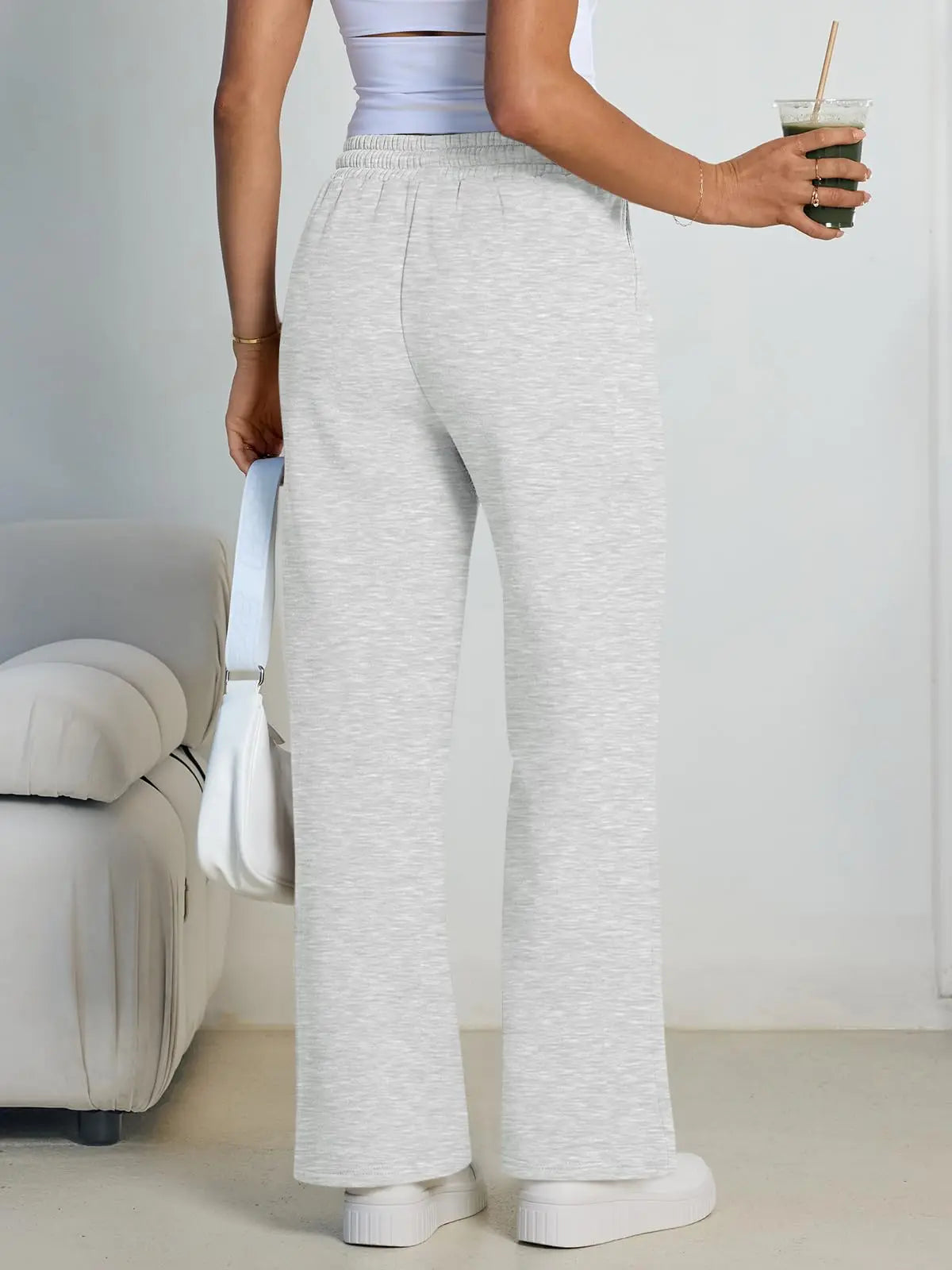 Pantaloni Larghi da Donna con Coulisse | Joggers Casual Streetwear con Tasche