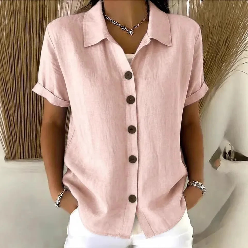 Linen — Camicia Sartoriale in Cotone e Lino