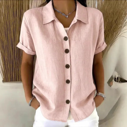 Linen — Camicia Sartoriale in Cotone e Lino