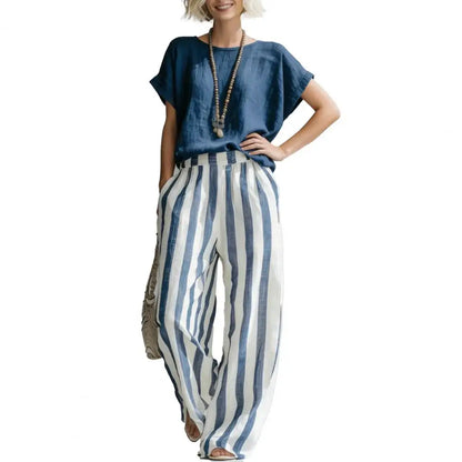 Riviera — Completo a Righe Due Pezzi