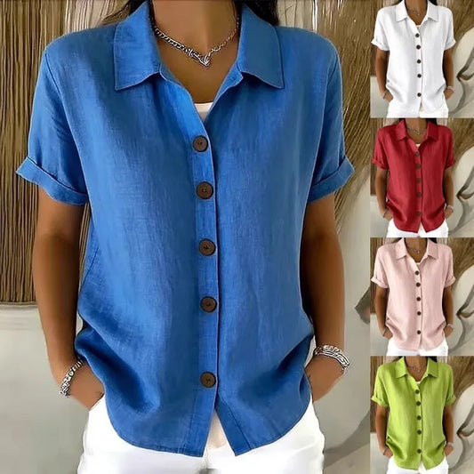 Linen — Camicia Sartoriale in Cotone e Lino
