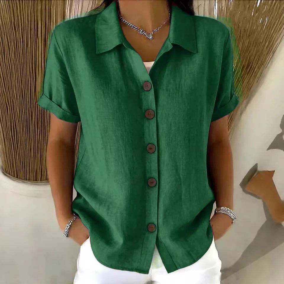 Linen — Camicia Sartoriale in Cotone e Lino