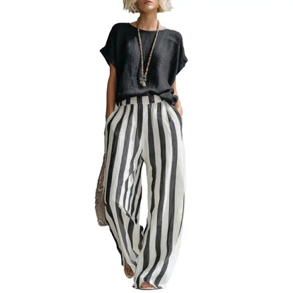 Riviera — Completo a Righe Due Pezzi
