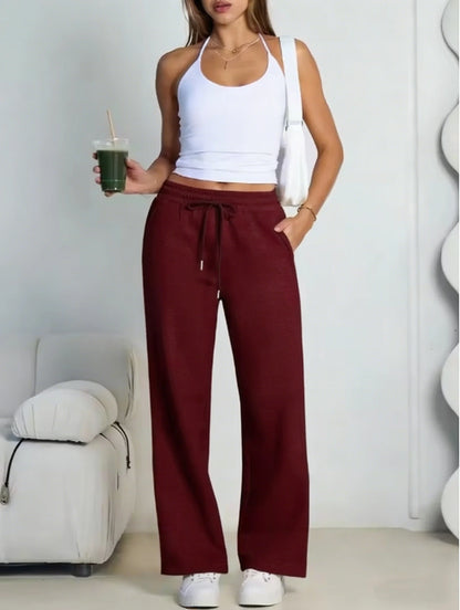 Pantaloni Larghi da Donna con Coulisse | Joggers Casual Streetwear con Tasche