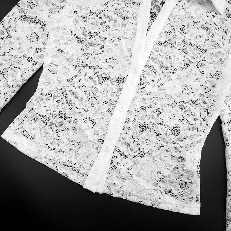 Minuit — Completo Due Pezzi Donna in Pizzo Jacquard | Outfit Serata Elegante