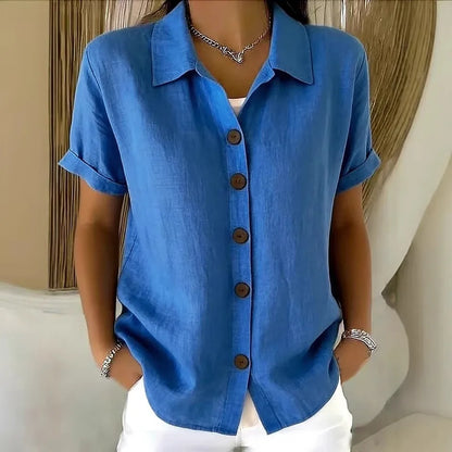 Linen — Camicia Sartoriale in Cotone e Lino