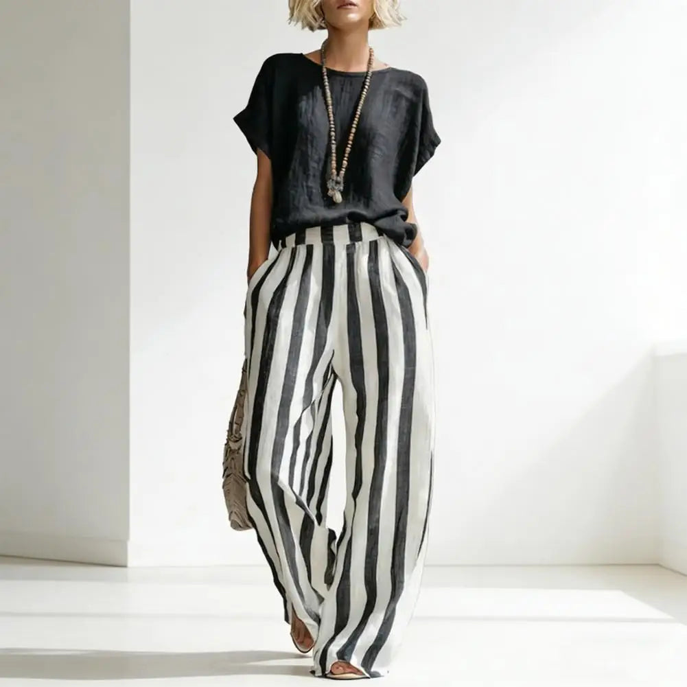 Riviera — Completo a Righe Due Pezzi