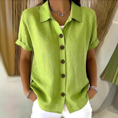 Linen — Camicia Sartoriale in Cotone e Lino