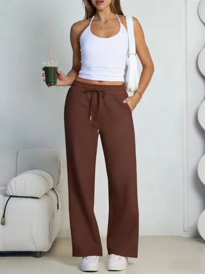 Pantaloni Larghi da Donna con Coulisse | Joggers Casual Streetwear con Tasche