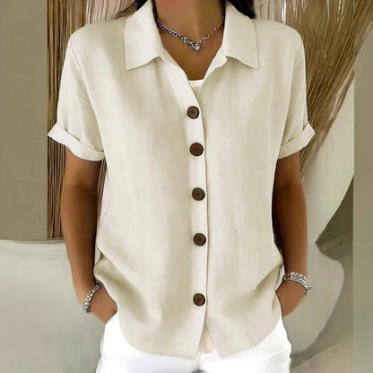Linen — Camicia Sartoriale in Cotone e Lino