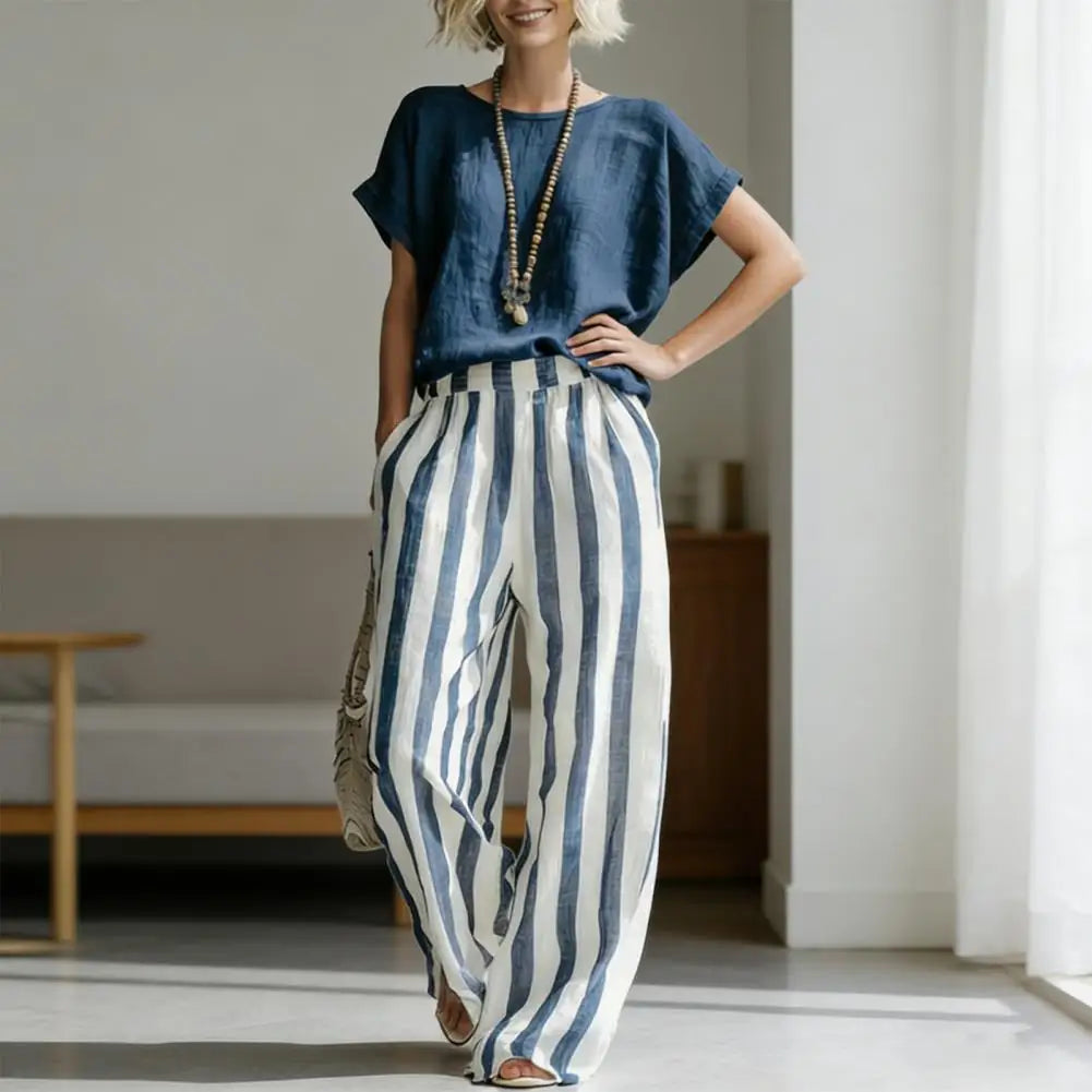 Riviera — Completo a Righe Due Pezzi