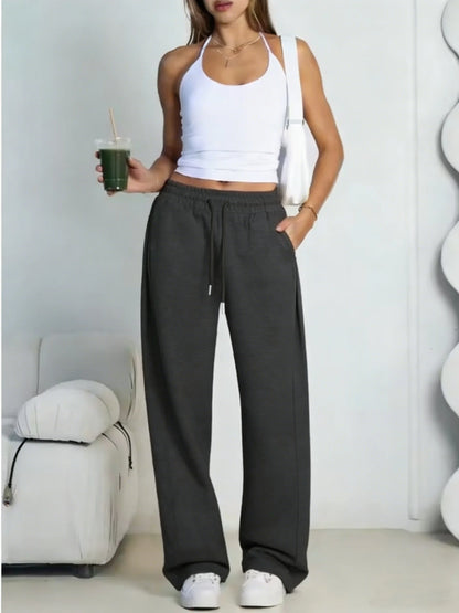 Pantaloni Larghi da Donna con Coulisse | Joggers Casual Streetwear con Tasche
