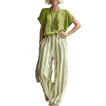 Riviera — Completo a Righe Due Pezzi