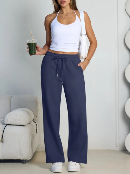 Pantaloni Larghi da Donna con Coulisse | Joggers Casual Streetwear con Tasche