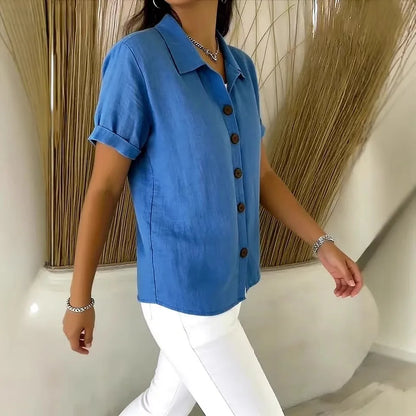 Linen — Camicia Sartoriale in Cotone e Lino