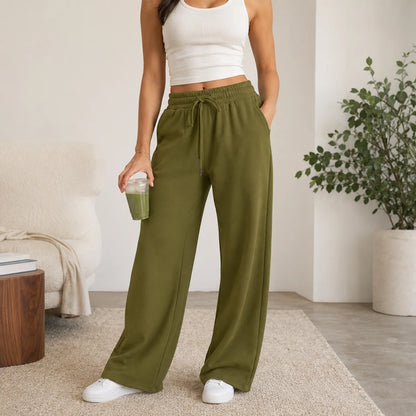 Pantaloni Larghi da Donna con Coulisse | Joggers Casual Streetwear con Tasche