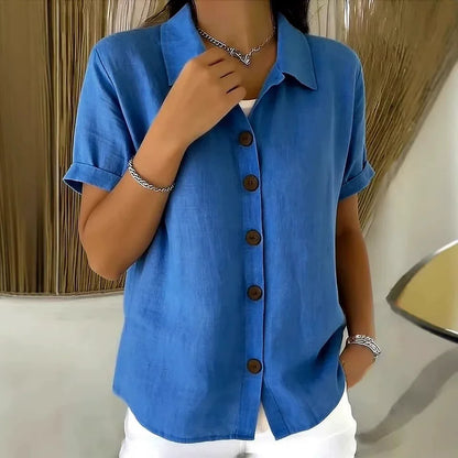 Linen — Camicia Sartoriale in Cotone e Lino