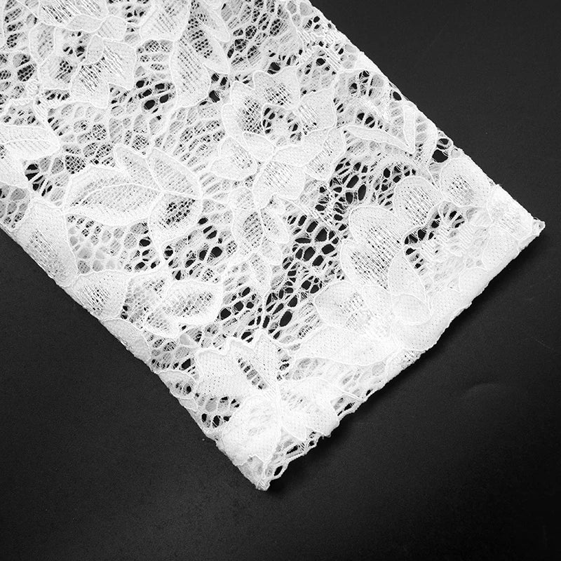 Minuit — Completo Due Pezzi Donna in Pizzo Jacquard | Outfit Serata Elegante
