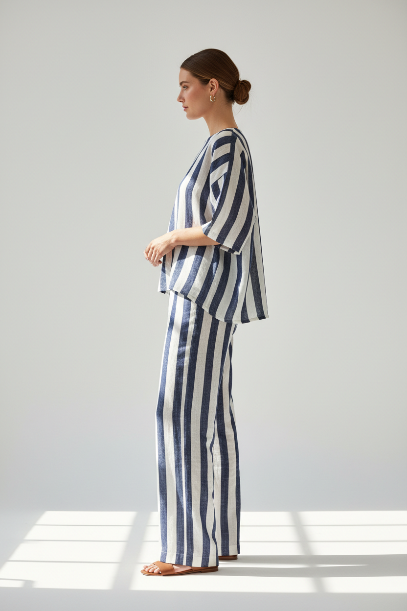 Riviera - Navy/Bianco Profilo