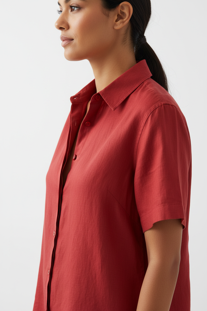 Linen Camicia - Variante Rossa
